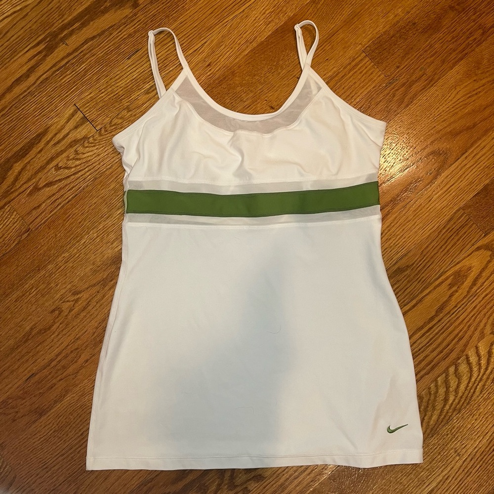 White Nike athletic/tennis top
